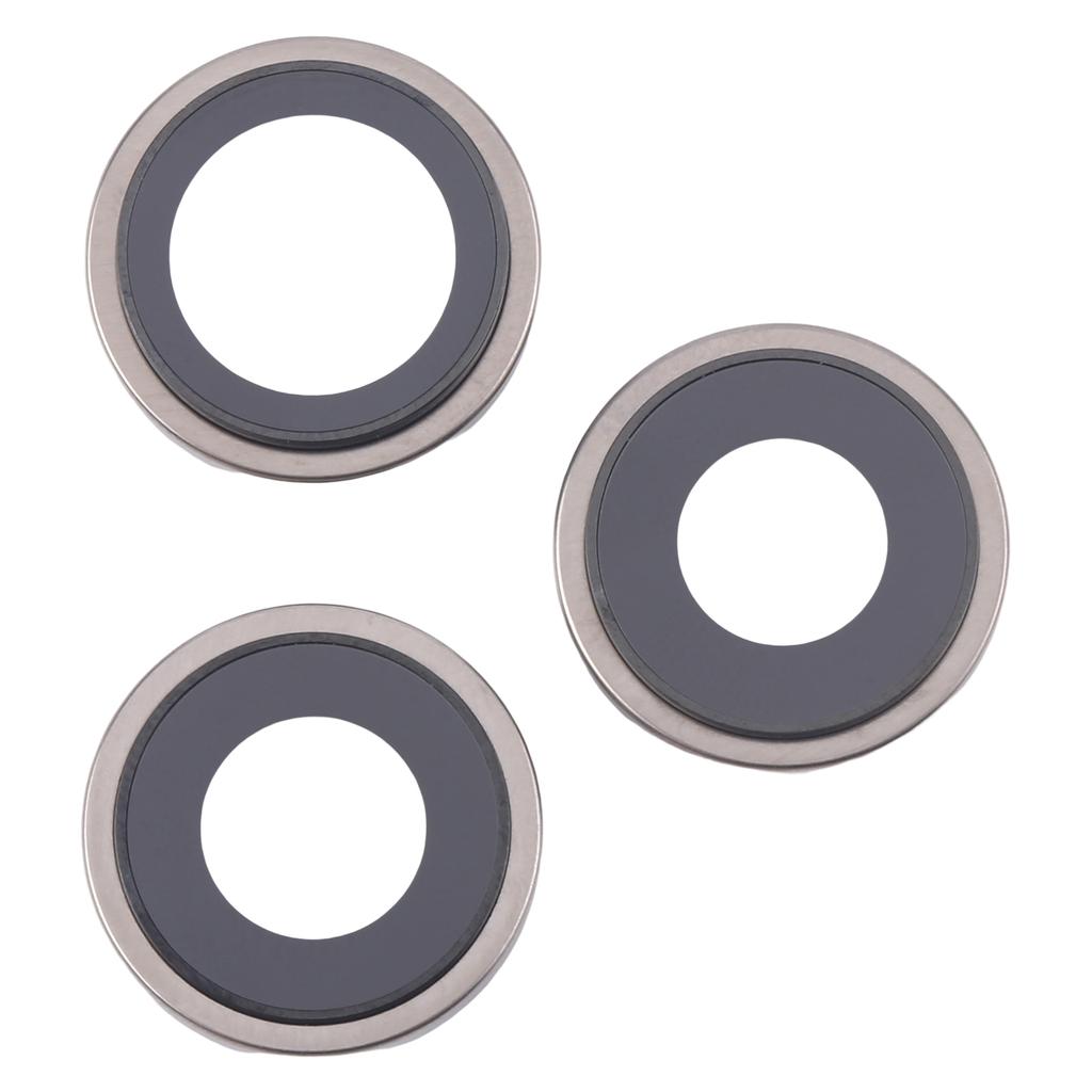 For iPhone 16 Pro 1 Set OEM Rear Camera Rim Lens Cover with Adhesive Sticker (Without Logo)