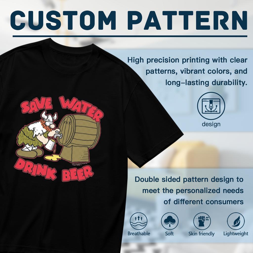 Hagar The Horrible Save Water Drink Beer Kids Youth T Shirt Comic