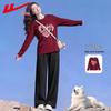 Warrior Women's Cherry Cat Long Sleeve Cotton T-Shirt