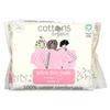 100% Natural Cotton Cover Sheet, Ultra-thin Pad Wing Type, Super, 12 Pads