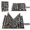 Multifunctional Felt Enamel Pin Display Book Display Rack Felt Badge Organizer Bag Brooch
