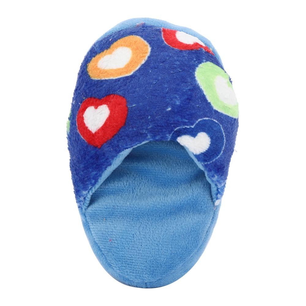 3PCS Soft Plush Plush Squeaky Toy Long Lasting Interactive Dog Toy Dog Slipper Toy Puppy Playtime