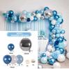 Realm Blue Macaron Balloon Set, Opening Birthday Wedding Party Wedding Decoration Balloon Chain Set