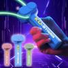 Glow-in-the-Dark Rope Launcher Toy Adjustable Speed Controller Rope Rope Thruster  for All Ages