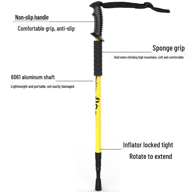Beishanlang DL011 Lightweight Folding Aluminum Alloy Trekking Pole
