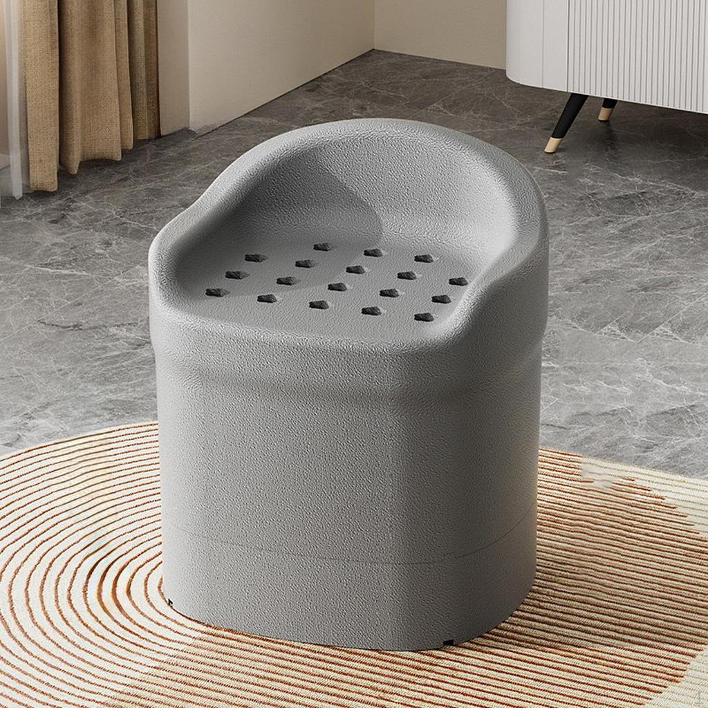 Elderly Shower Chair Multifunction Easy Clean Bath Seat Lightweight Sturdy Bench for Toilets