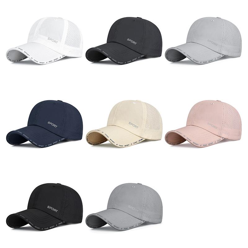 Кепка с буквами весна-лето, дышащая, быстросохнущая, солнцезащитная спортивная кепка