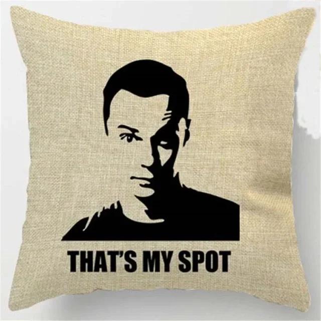 Наволочка с принтом «Теория большого взрыва» для дома, спальни, отеля, кровати, украшения для сиденья автомобиля, мягкая и удобная наволочка размером 45x45 см.
