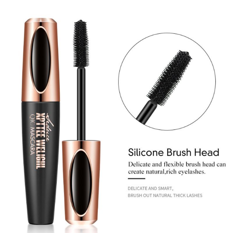 Waterproof Mascara Liquid Fiber Black Eyelashes Curling Brush Long Lengthening MascaraLasting Eye Makeup Extension