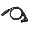 XLR Male to XLR Right-Gne микрофонный кабель 3-контактный посеребренный проводник OFC XLR