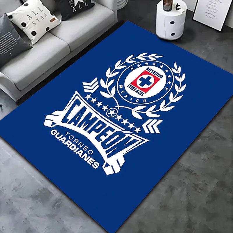 Cruz Azul Carpet Rug for Living Room Bedroom Home Sofa Decoration,Kids play Non-slip Floor Mat