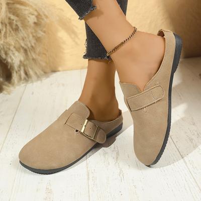 Тапочки Baotou, женская верхняя одежда, новинка 2025 года, обувь на мягкой подошве, тапочки Boken с одной педалью, ленивый перетаскиватель, большой размер