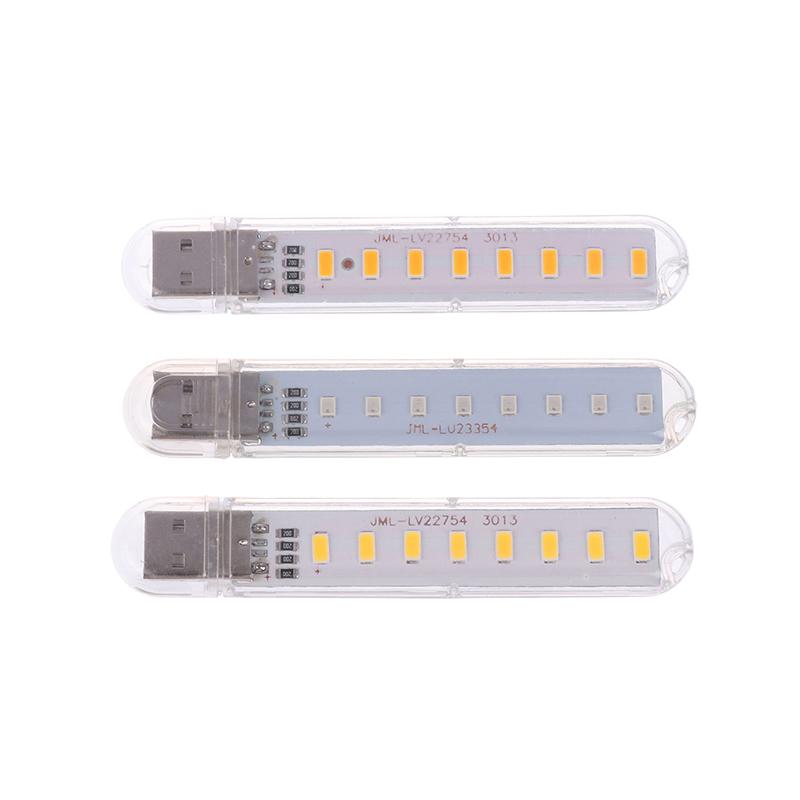 Мини Usb светодиодный светильник для чтения книг DC5V ультра яркий светильник для чтения книг 8 светодиодов портативный прикроватный светильник для портативного компьютера портативный ноутбук
