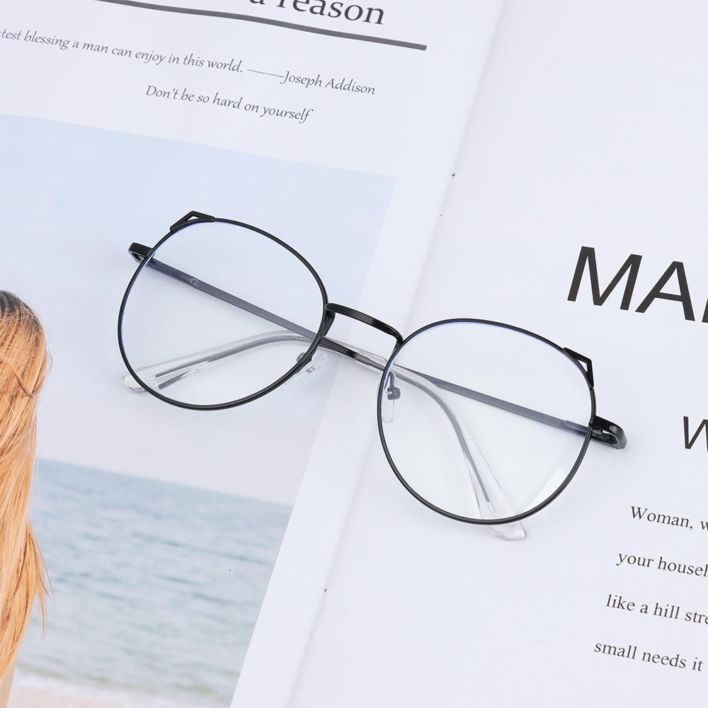 Милые Портативные Ультралегкие Очки для Компьютера с Оправой, Очки с Кошачьими Ушками, Очки Защищающие от Синего Света