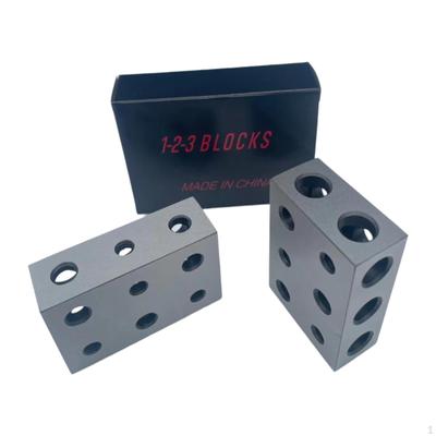 2 шт. 1x2x3 параллельных блока для калибровочного оборудования, прочный стальной набор для слесаря