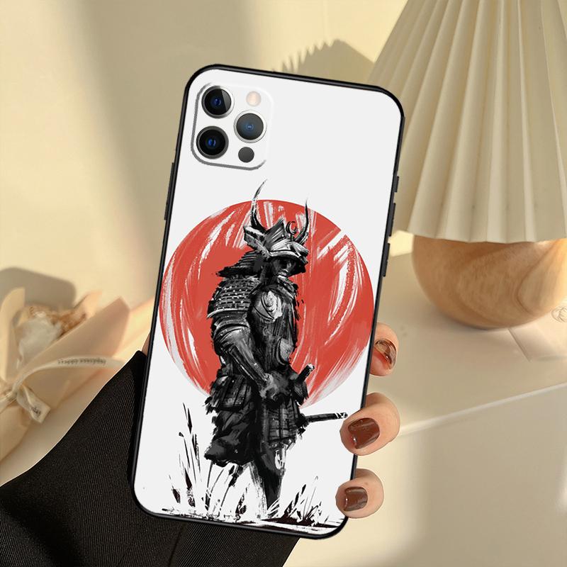 Чехол для телефона с маской Они самурая Для iPhone 13 16 15 11 12 14 17 Pro Max 12 mini 15 16 Plus 16e 17 Air Cover Funda