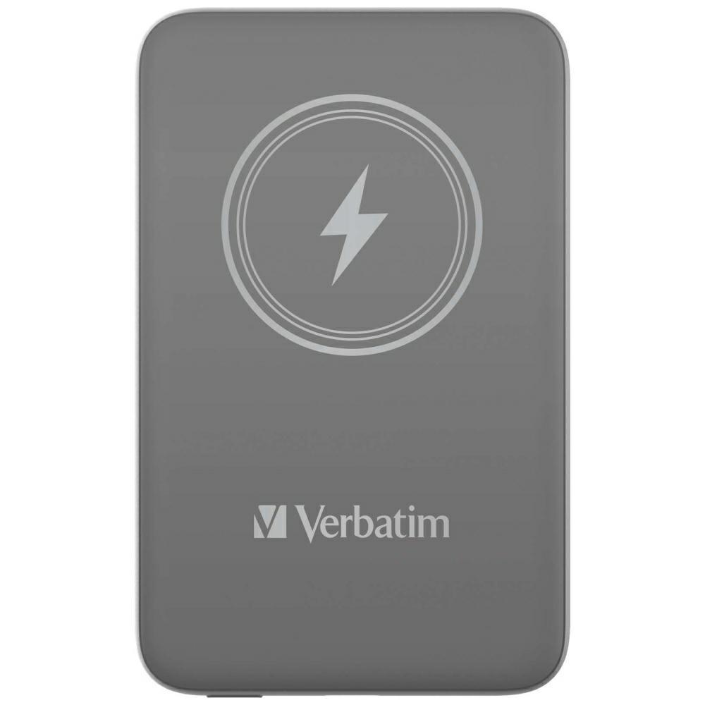Verbatim Powerbank Indukcyjny `N` Go 15W10000Mah Wireless Magnetic Szary/Grey 32249