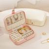 Pu Leather Jewelry Display Case Waterproof Jewelry Organizer Jewelry Box Necklace Earrings Ring