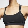Nike Избранное Низкоинтенсивная поддержка Быстросохнущий спортивный бюстгальтер Женское нижнее белье Черный AQ8687-010
