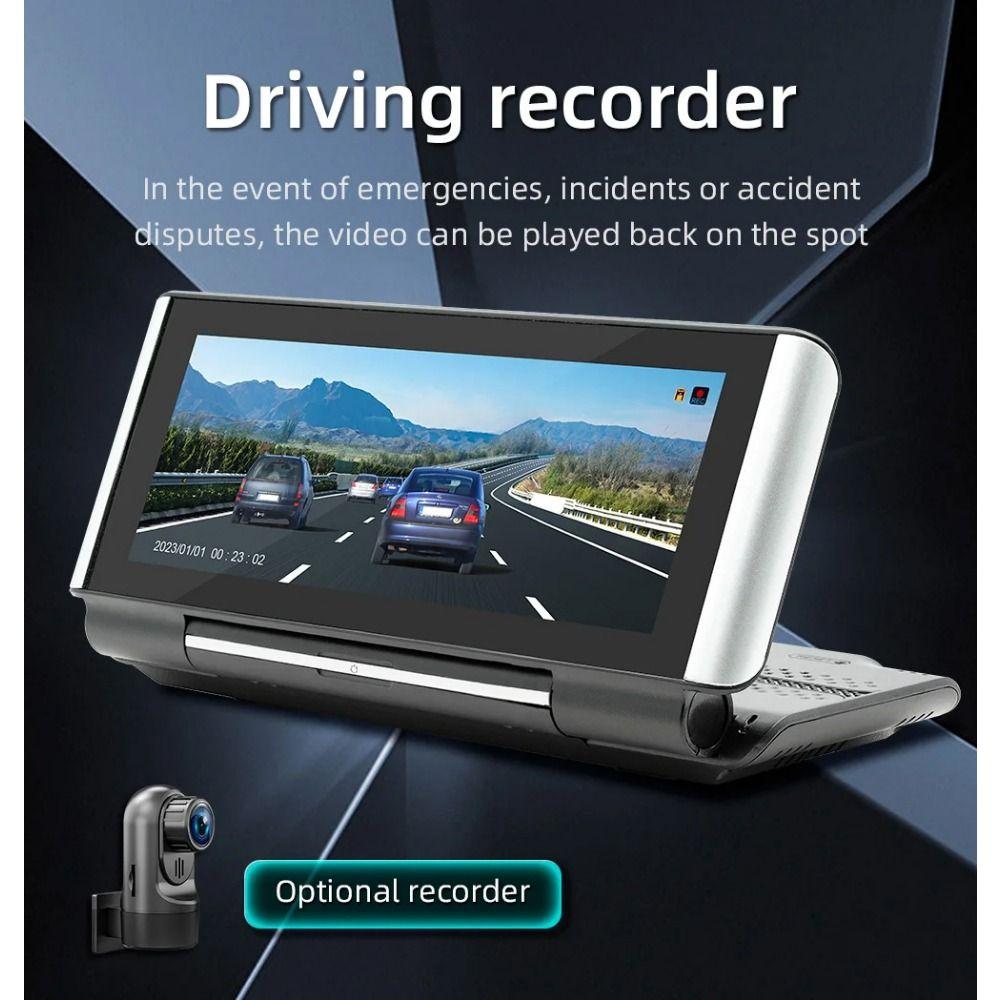 Автомобильный радиоприемник с экраном 6,86 дюйма, автомобильный мультимедийный плеер, портативный Mp5-плеер, беспроводной дисплей Carplay, Android Auto