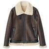 Strike Developed Lambskin Shearling Jacket (Brown)