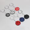 SIIY1 Metal Car Logo Keyring Keychain Badge Auto Key Holder Decoration Accessories For Skoda Kodiaq Octavia Enyaq Kamiq Scala Rapid A5