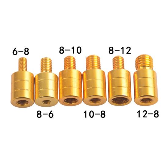 Соединитель головки рыболовного подсака 6/8/10/12 мм, быстросъемный винт, адаптер для стержня подсака, металлический переходник, рыболовные принадлежности