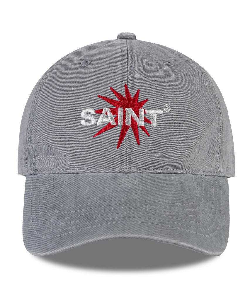 Парик Saint Starburst Катионная стираная бейсболка - Серый