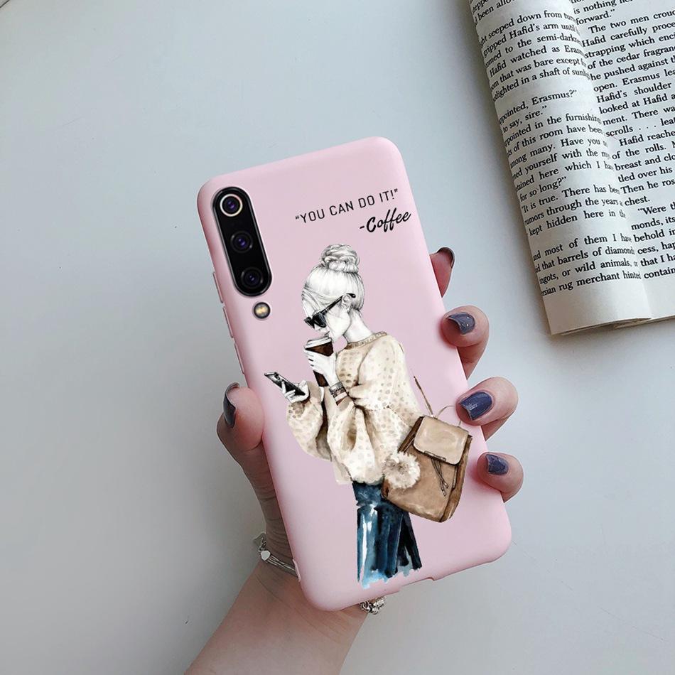 Case For Xiaomi Mi 8 9 Lite SE Fashion Silicone Love Heart Sunflower Phone Case Cute Cover Coque on Mi8 Mi9 9SE 8Lite 9Lite Case