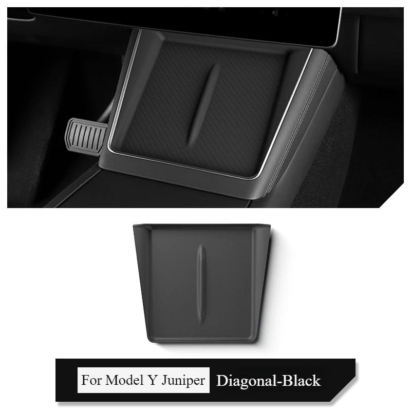 For Tesla Model Y Juniper 2025 Silicone Wireless Charger Pad Mat Protector Non-slip Mat Pad New Modely Car Interior Accessories