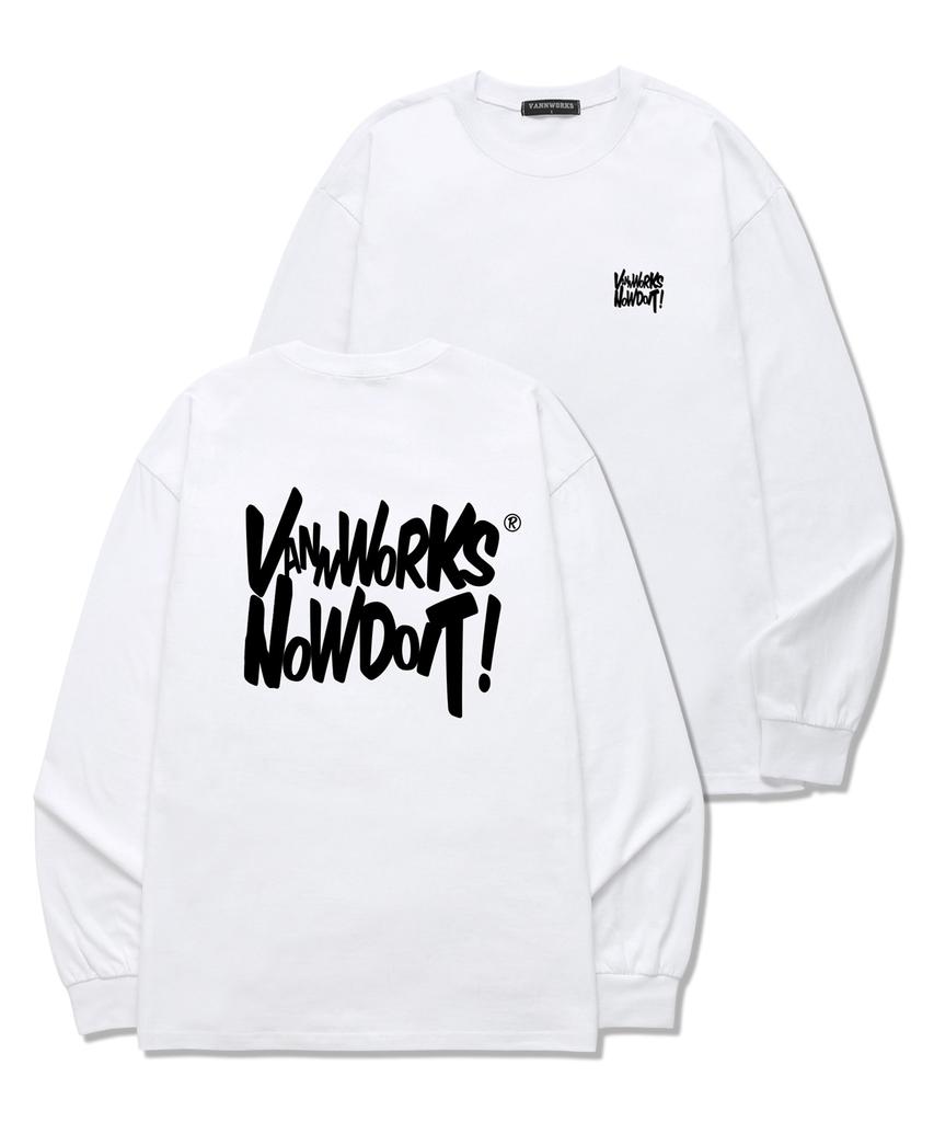 VANNWORKS Теперь Сделай Это Лонгслив (Vls0082) белый