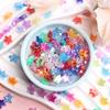 Hanmade Handmade 11*4.5mm Crafted DIY Accessories About240Pcs AB Color Pentagram for Jewelry Making Star Beads Loose Spacer Beads