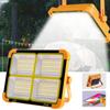 Solar Camping Light Outdoor Portable Floodlight Rechargeable Emergency Power Bank Night Lamp Solar LED Tent Light