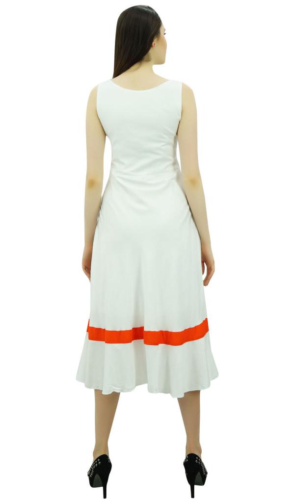 Bimba Женское сплошное платье-клеш из искусственного шелка с оборками и без рукавов, повседневное платье-трапеция для женщин, лето