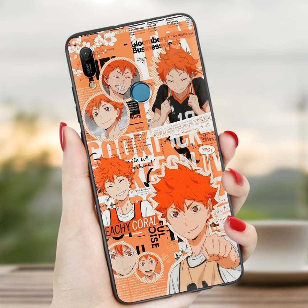 Чехол для телефона Huawei P30 Pro P40 Lite EP Smart Z Y7 Y6 2019, силиконовая задняя крышка, сумка для мобильного телефона, аниме Oya Haikyuu Love Volleyball