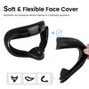 Silicone Controller Grip Cover + Face Cover For Oculus Quest 2 Anti Slip Anti Collision Protective Covers For VR Controllers And Headset
