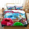 3D Printed Anime Game Slime Rancher 2 Bedding Set Single Twin Full Queen King Size Bed Set Aldult Boys Bedroom Duvet Cover Sets