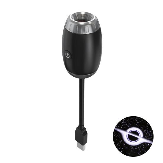 USB Car Projector Lamp 360 Starry Sky Projection Degrees Adjustable Lamp 3 Brightness Home Bedroom Automotive