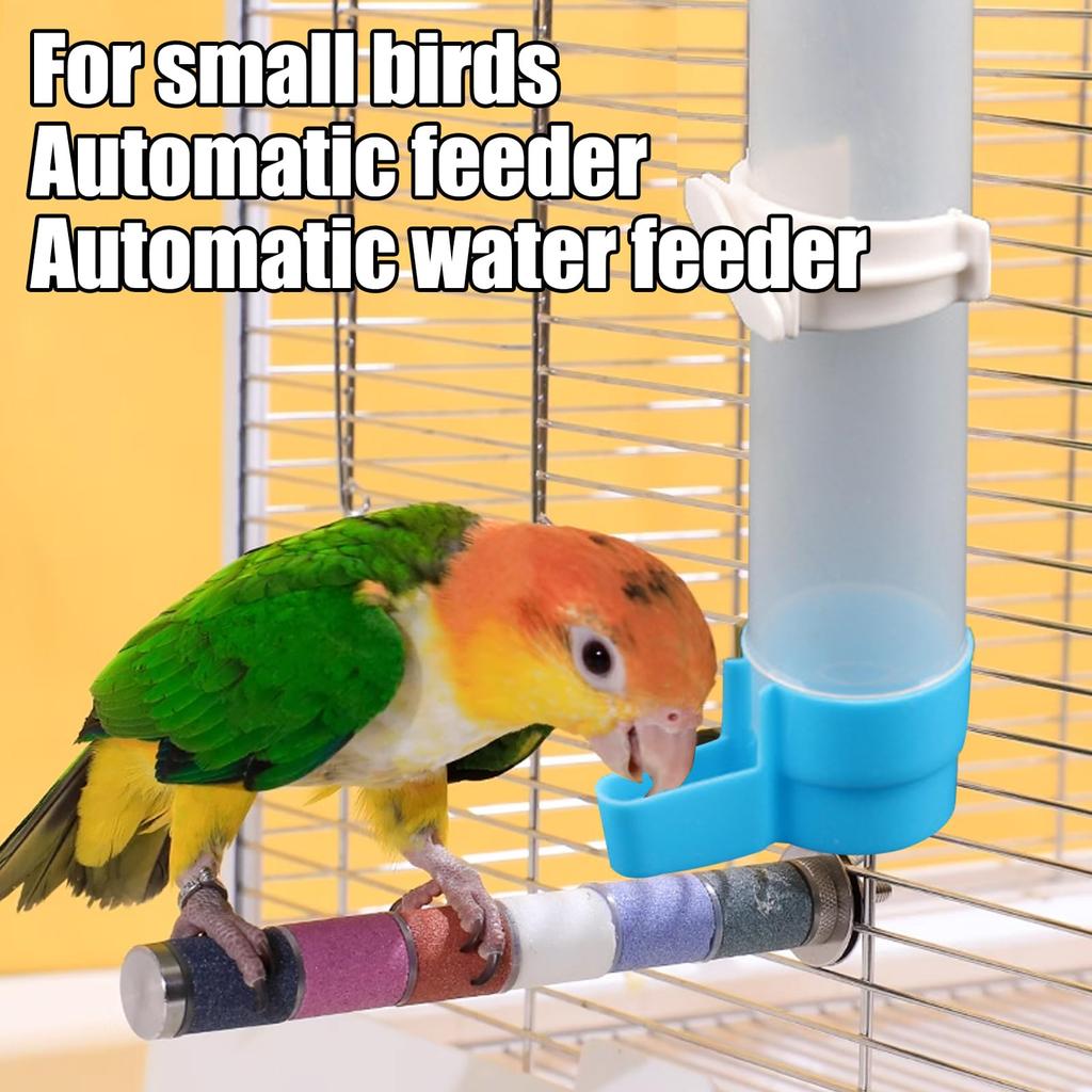 Automatic Bird Baths For Parrots Budgies Parakeets Cockatiels Bird Cage Baths Hanging Water Bottle With 120 Ml Capacity
