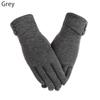Women Thicken Winter Warm Plus Velvet Driving Mittens Touch Screen Gloves Skiing Gloves