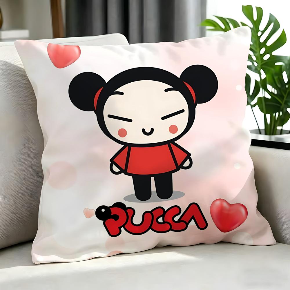 character PUCCA Cushion Cover Cushion Cover Set Pcs x x x Pillowcase Decorative Sofa Home Decor