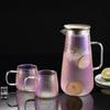 Electroplated Colorful Glass Pot Heat Resistant Glass Teapot for Tea In a Cup Teapot With Infuser Kettle Pu Erh Gaiwan Set Pots