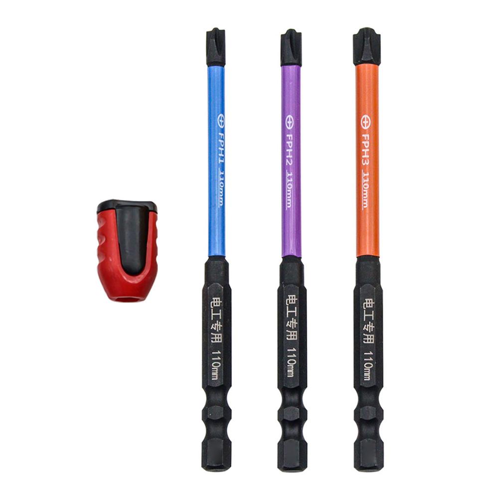 Биты для отверток FPZ2 Зеленый Красный Специальный крест 110 мм