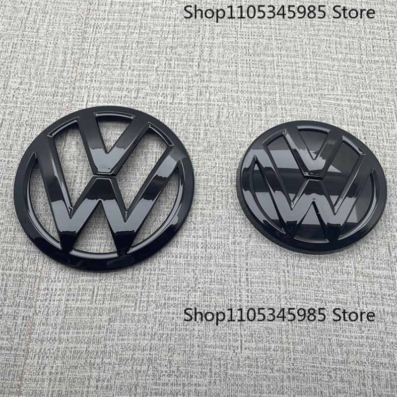 Car Front Grill Emblem Rear Trunk Lid Badge For Volkswagen MK7 2014 2015 2016 2017 Golf 7 Replacement Black Auto Accessories
