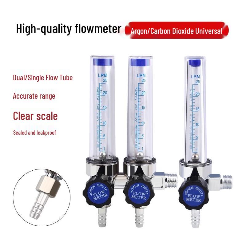 Nai Duo CO2/Argon Pressure Reducer with Dual Tube Flowmeter