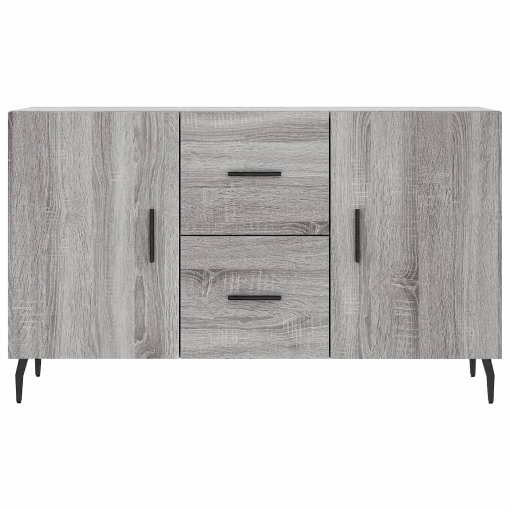 Vidaxl Komoda, Szary Dąb Sonoma, 100X36X60 Cm, Materiał Drewnopochodny