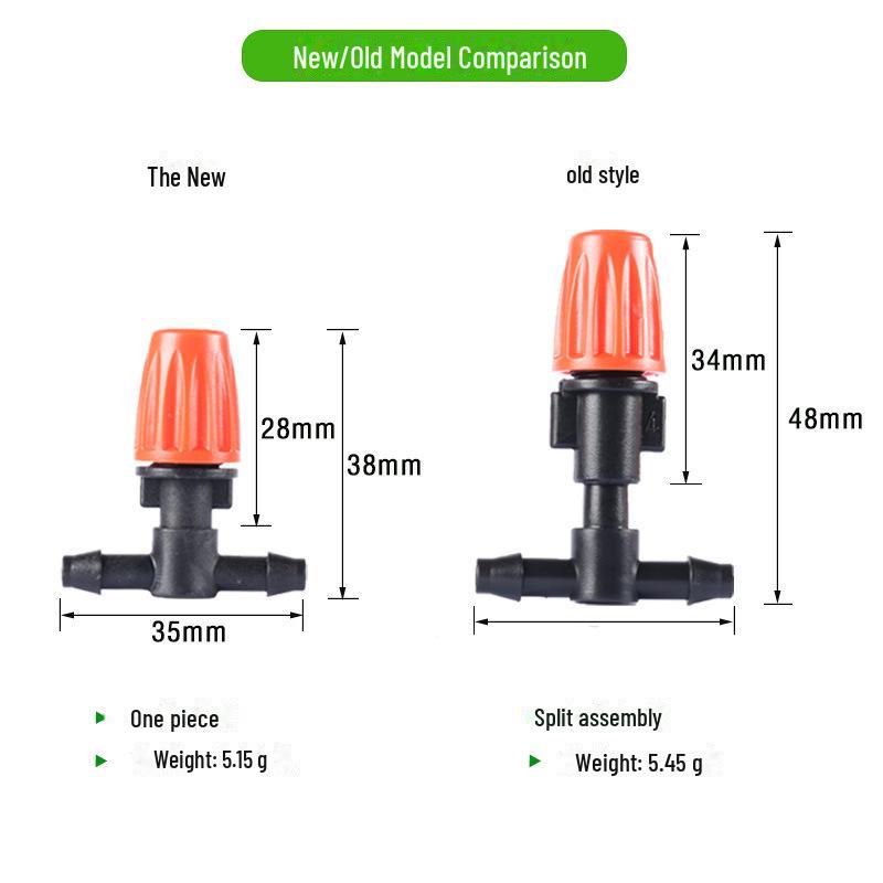 47 Трехходовой серо-оранжевый микроспринклер: Автоматическая система полива и охлаждения сада