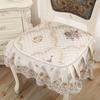 Dining Chair Cushion European Printed Seat Cushions with Lace Quality Four Seasons Stool Seat Mat Non-slip Buttocks Pad