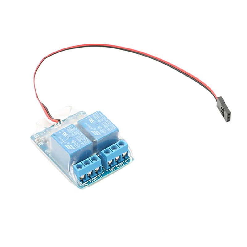 5-12V 10A Dual Channel RC Industrial Grade PWM Relay Switch Solderless Terminal Block w Optocoupler Isolation Electronic Module