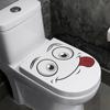 Moisture-proof Cartoon Toilet Sticker PVC Happy Face Wall Sticker Children's Room